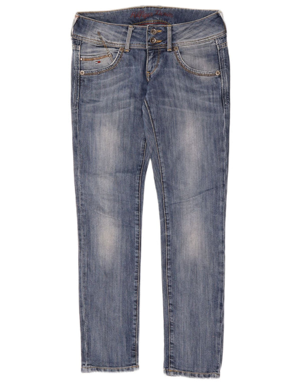 TOMMY HILFIGER Womens Slim Jeans W29 L30 Blue Cotton