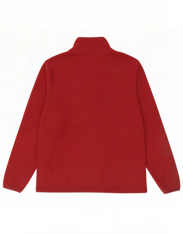 Giacca in pile da donna Marks & Spencer UK 16 Large Maroon Poliestere