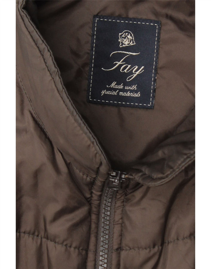 Gilet da donna Fay UK 16 grande marrone