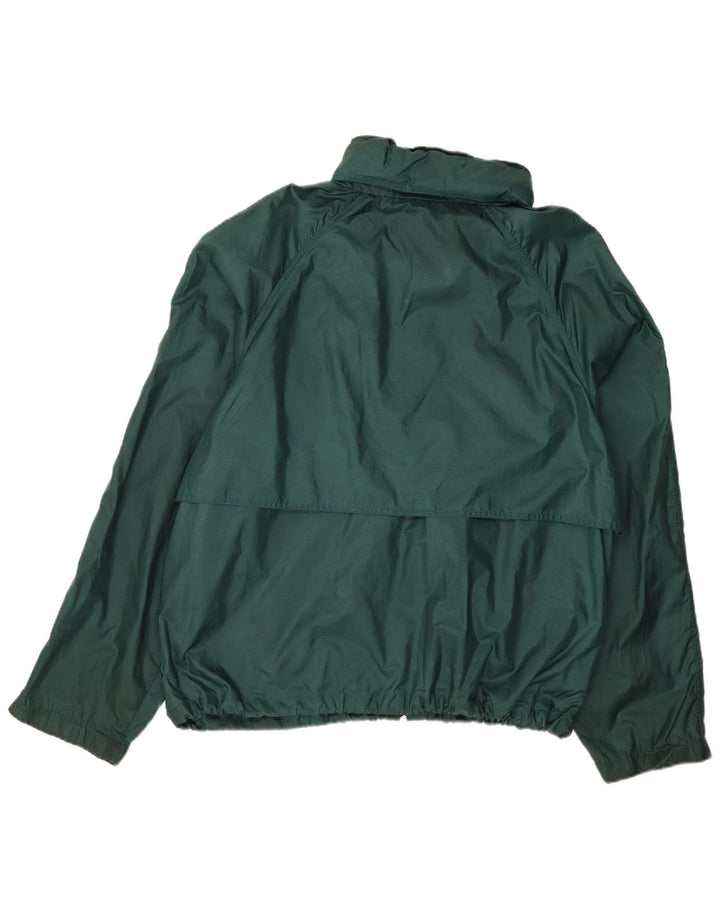 Giacca antipioggia da uomo Eddie Bauer UK 42 XL nylon verde