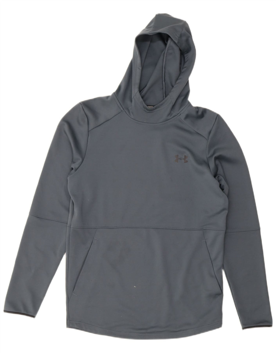 Felpa con cappuccio da uomo Under Armour piccola in poliestere grigio