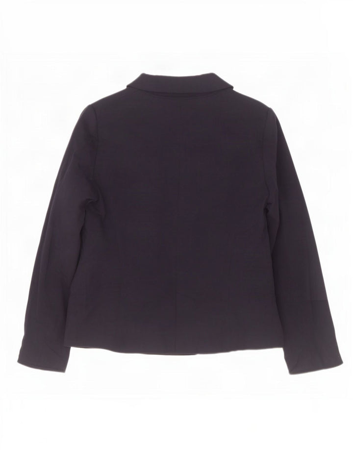 Giacca blazer da donna a 1 bottone Zara UK 18 XL viscosa blu navy