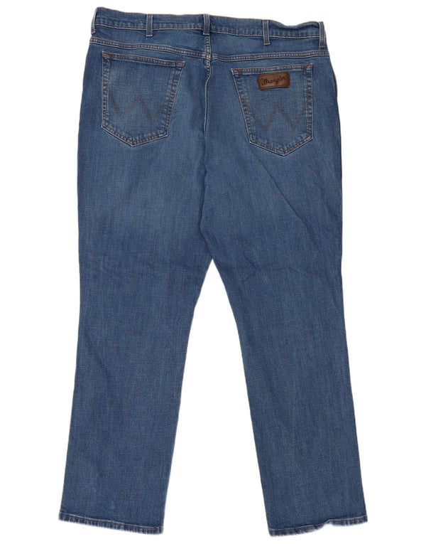 Jeans dritti da uomo Wrangler Texas W44 L32 cotone blu