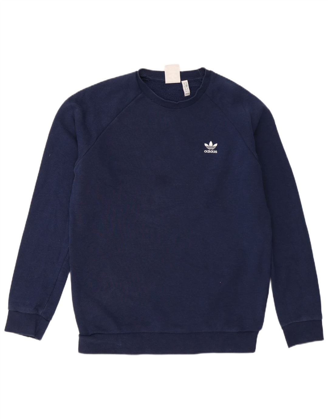 Felpa da uomo Adidas maglione medio blu navy in cotone