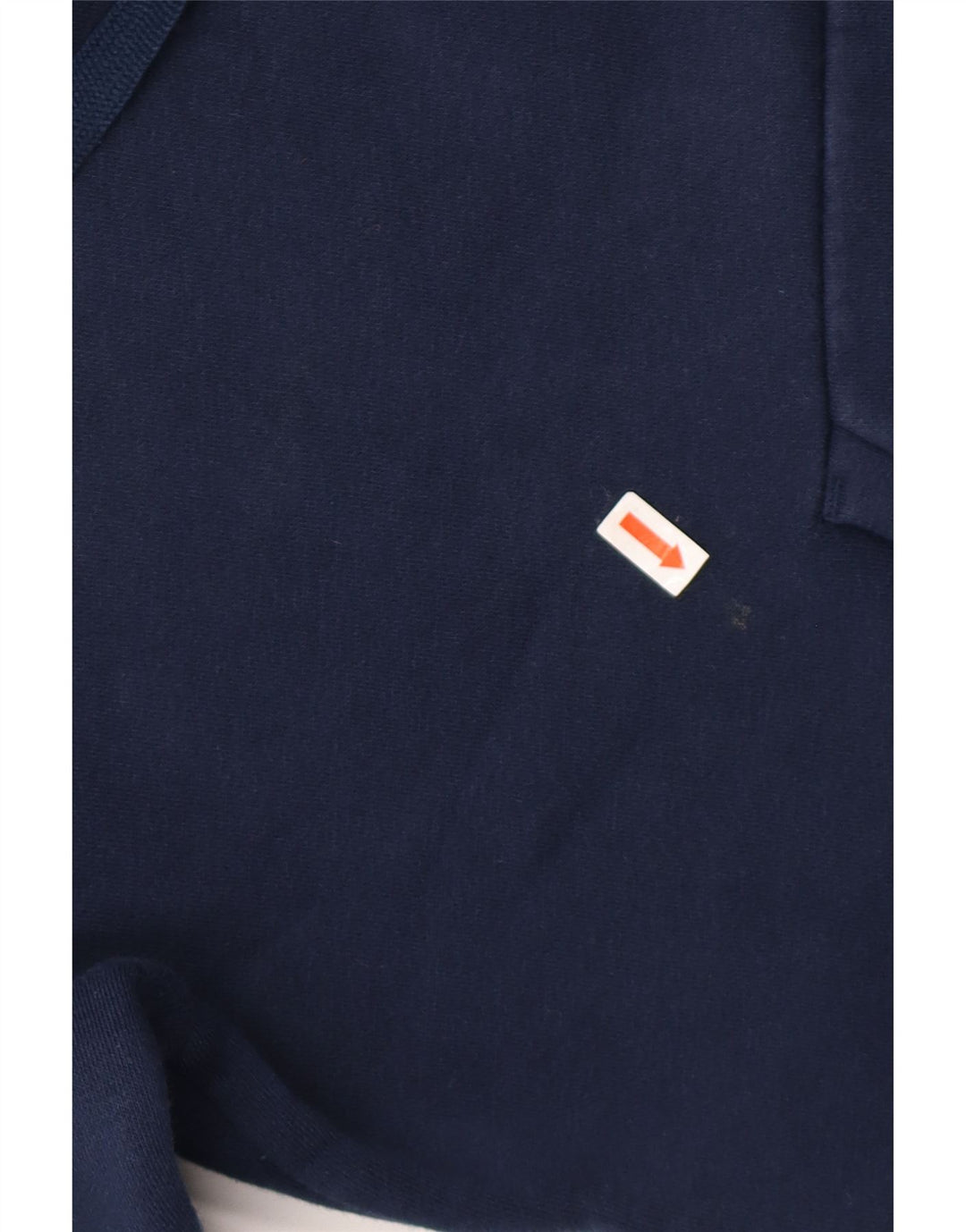 Maglione con cappuccio da uomo ADIDAS piccolo in cotone blu navy