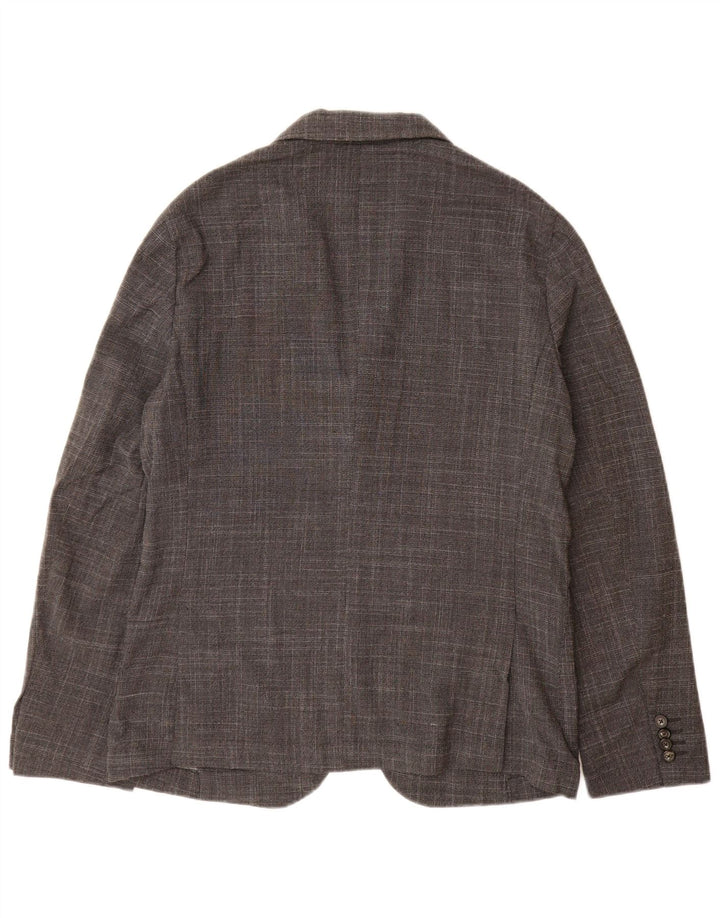 TOMMY HILFIGER Giacca blazer sartoriale da uomo a 2 bottoni IT 48 Grigio medio