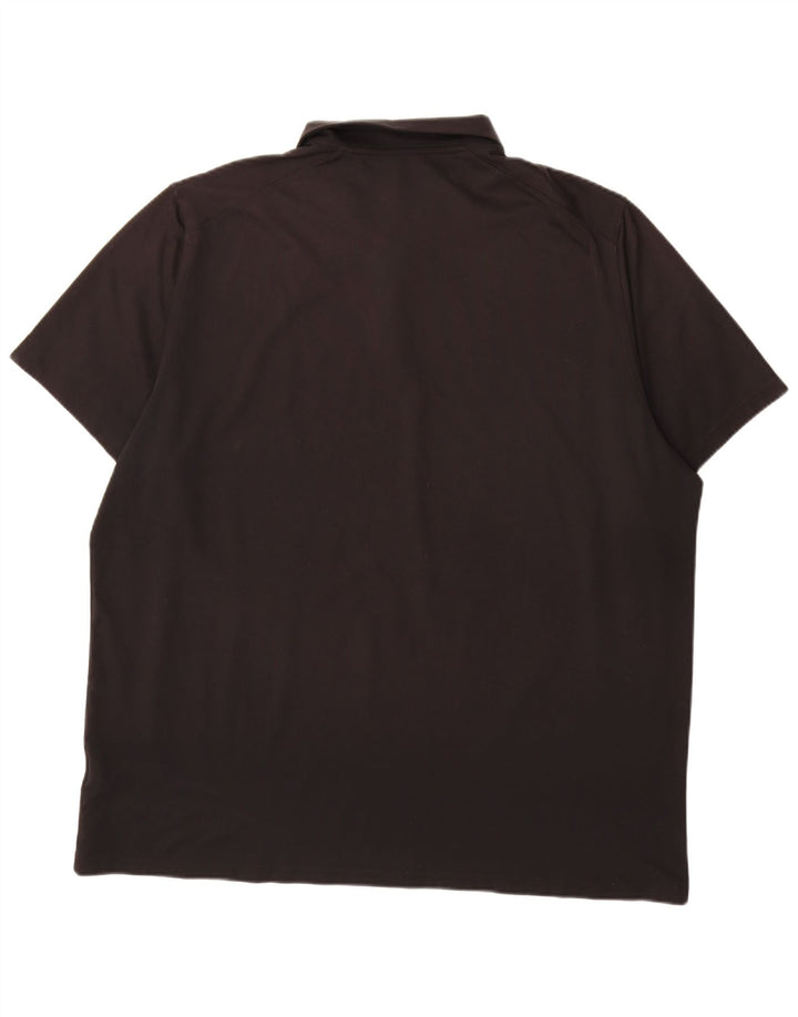 Polo Nike da uomo Dri Fit vestibilità standard 2XL poliestere nero