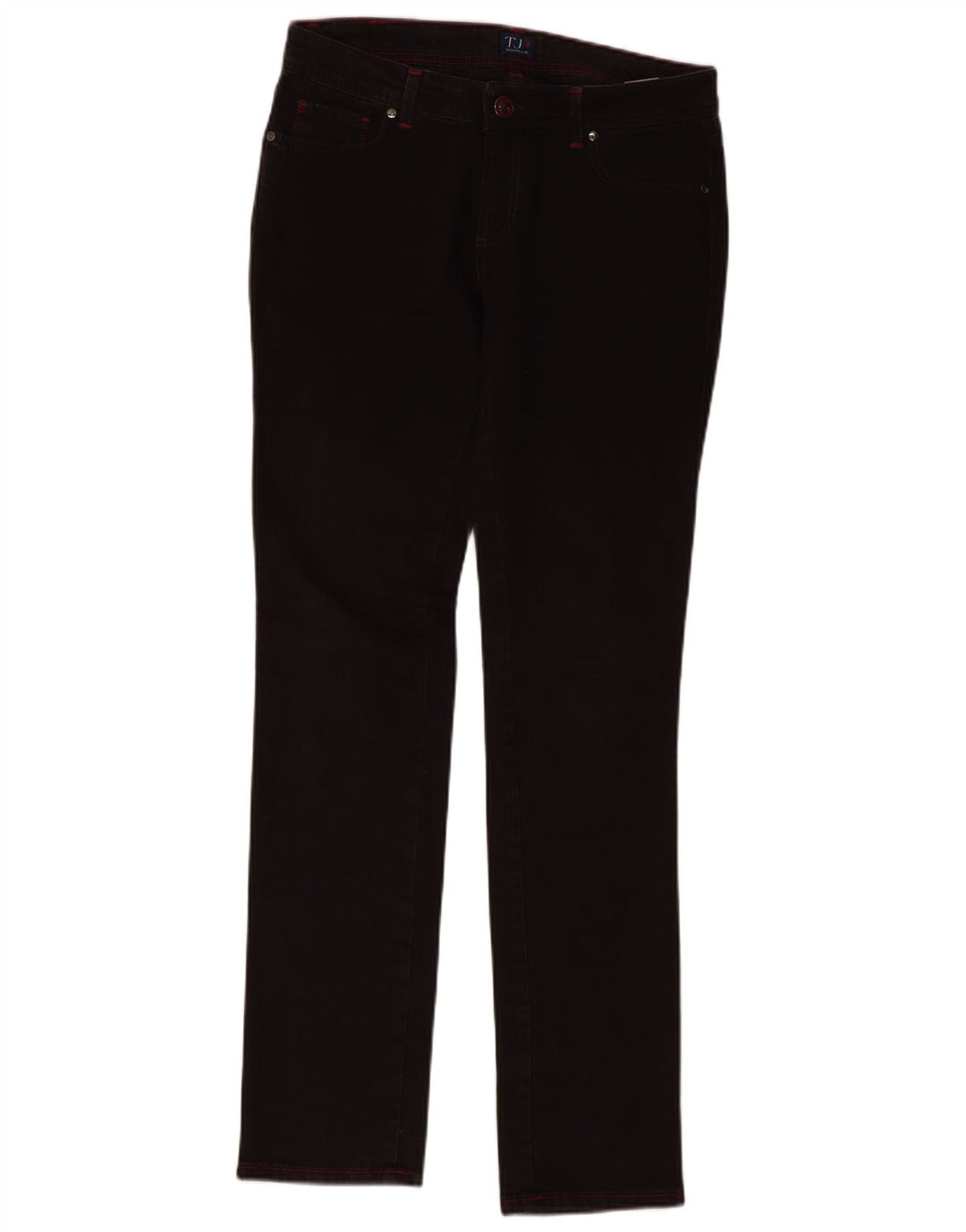 Jeans Slim Donna Trussardi W30 L33 Cotone Marrone