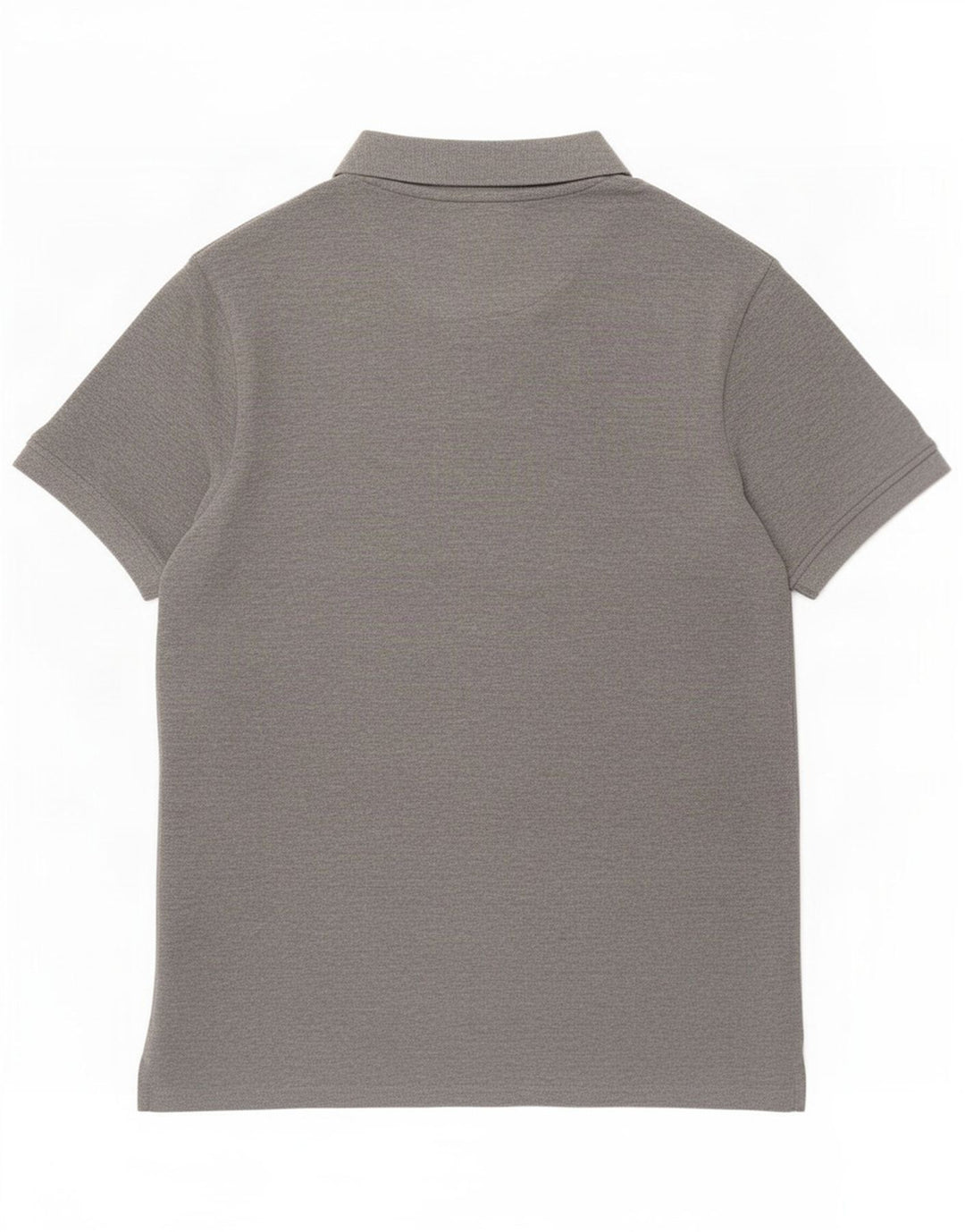 Polo da uomo Lyle & Scott grande in cotone grigio