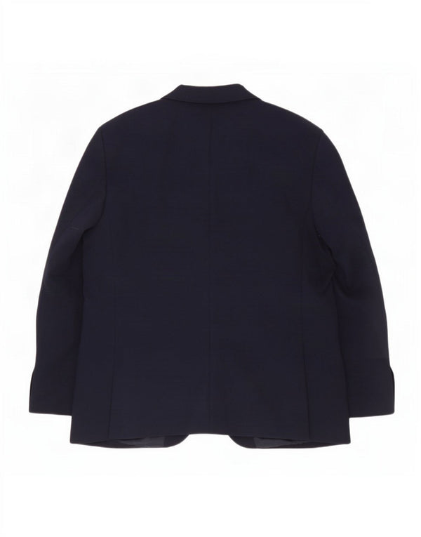 Giacca blazer a 2 bottoni Marks & Spencer da uomo UK 48 4XL poliammide blu navy