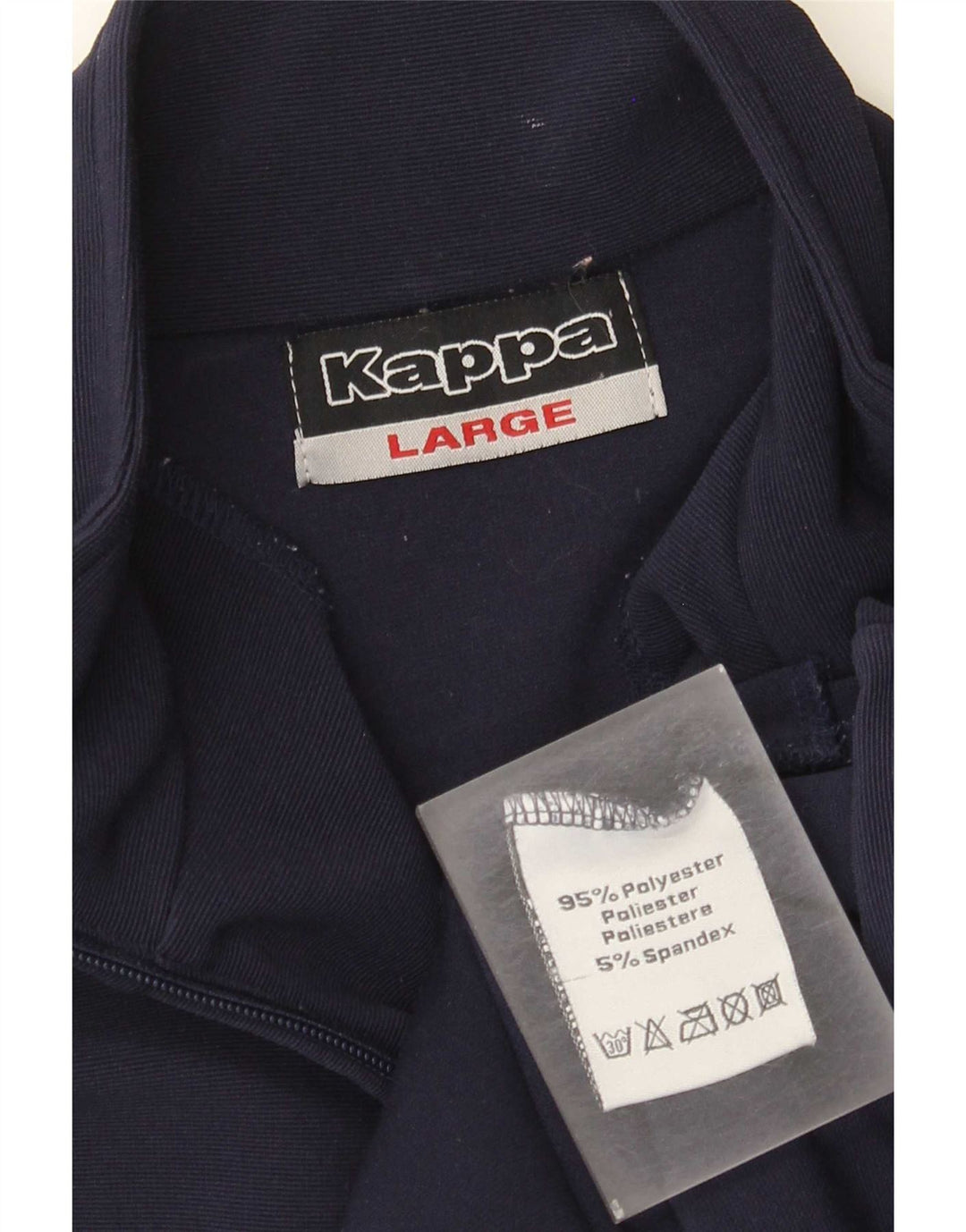 Giacca da tuta da donna Kappa UK 16 Large Blu Navy Poliestere