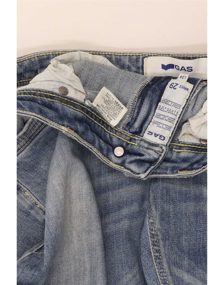 Jeans slim da donna Gas W29 L34 cotone blu