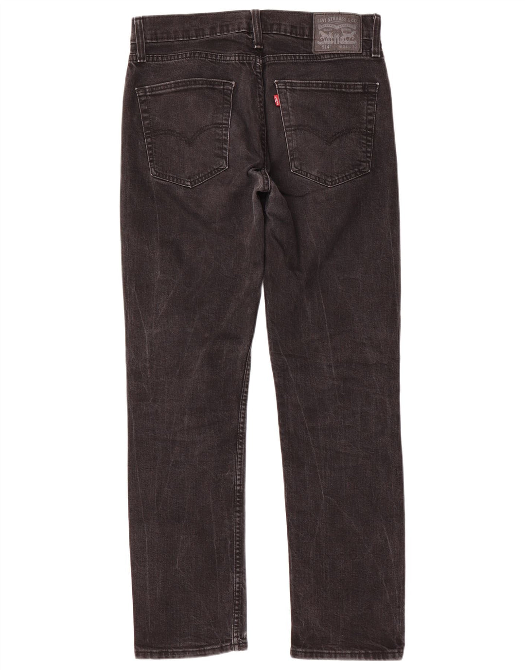 Levi's Uomo 514 Jeans dritti W31 L32 Cotone Nero