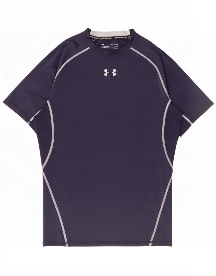 Maglietta grafica a compressione da uomo Under Armour XL XL Blu Navy