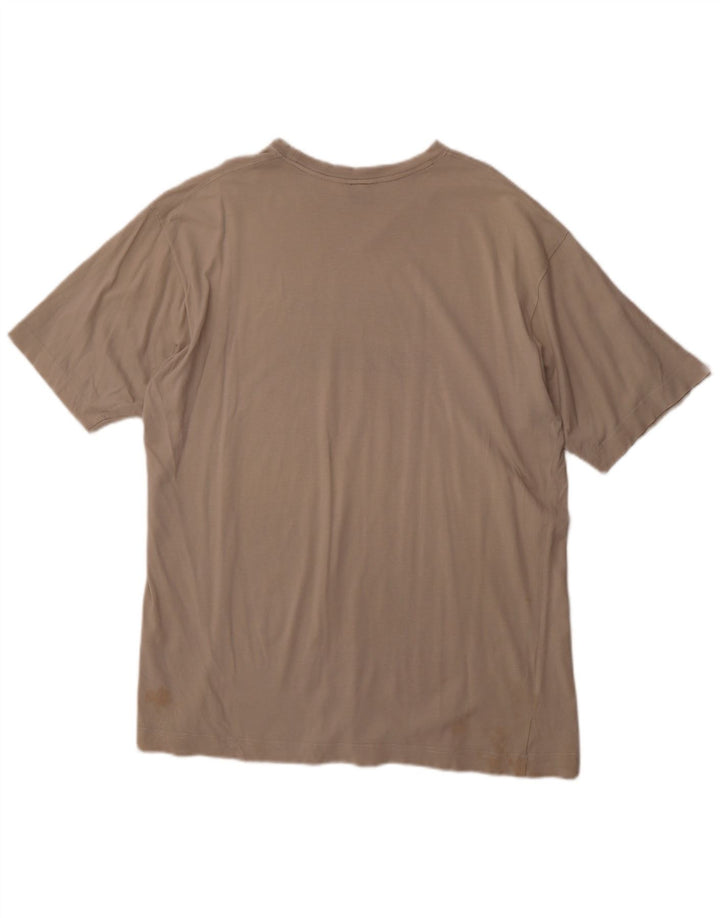 PAUL & SHARK T-shirt grafica da uomo Yachting Top XL in cotone beige