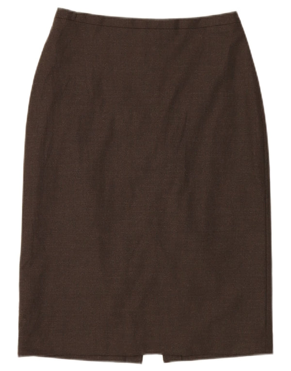 Gonna tubino da donna BANANA REPUBLIC US 0 XS W24 Lana marrone