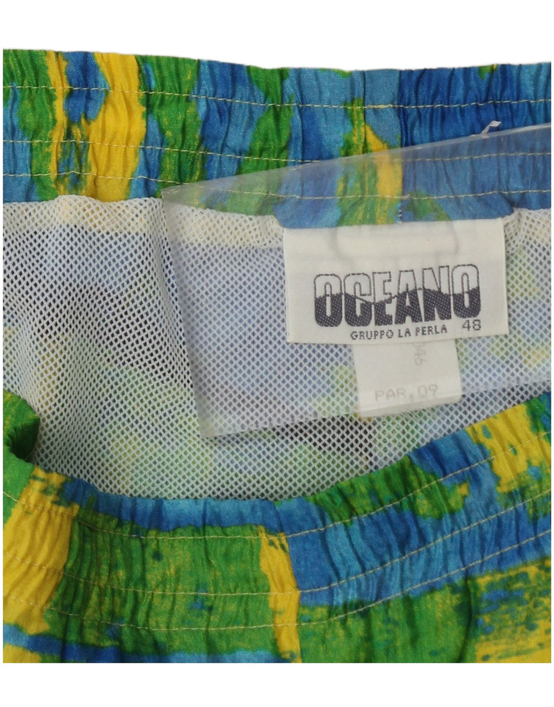Pantaloncini da bagno da uomo OCEANO IT 48 Poliammide color block giallo medio