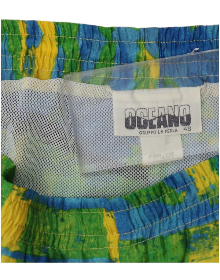 Pantaloncini da bagno da uomo OCEANO IT 48 Poliammide color block giallo medio