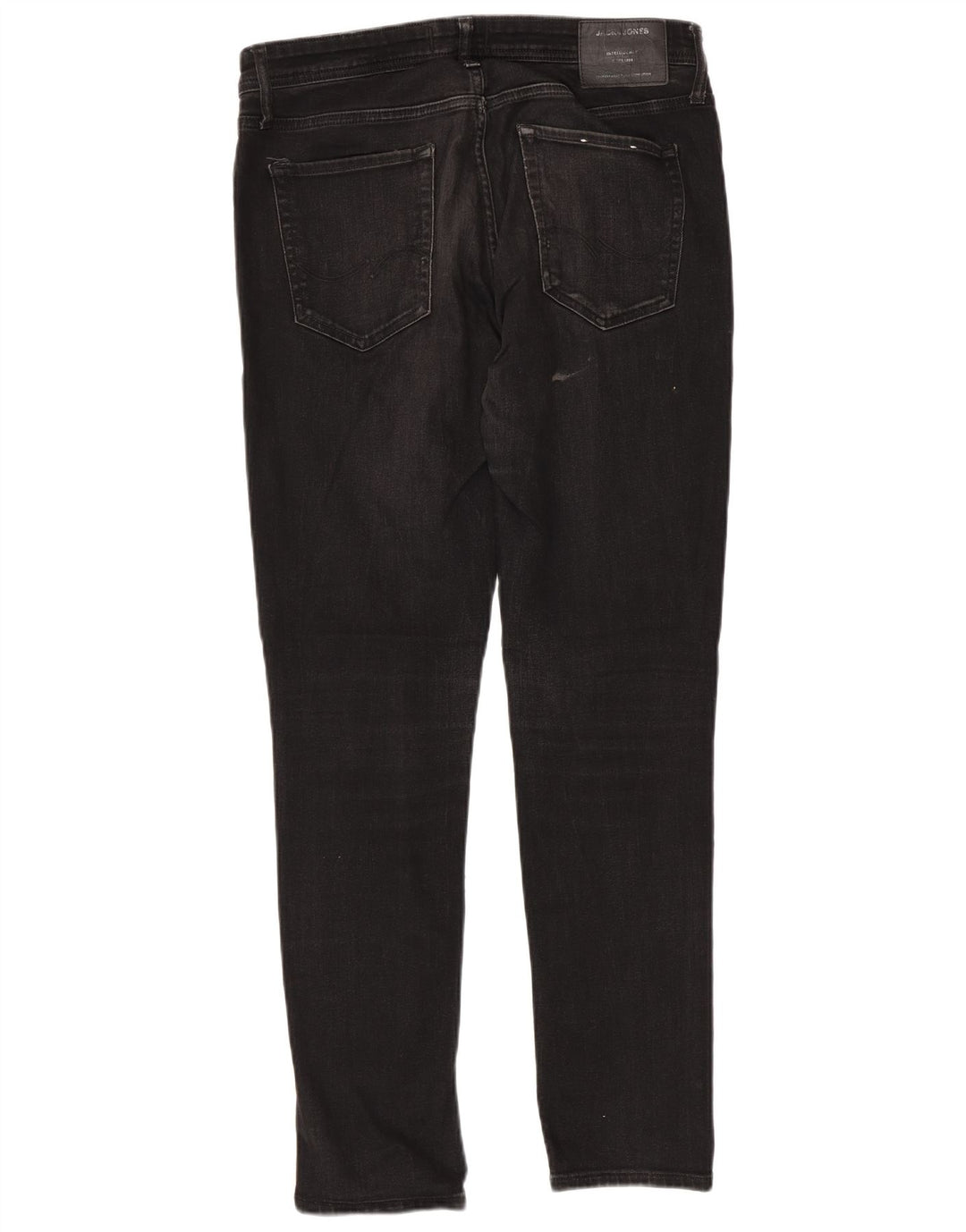 Jack & Jones Uomo GLENN Slim Jeans W32 L32 Cotone Nero