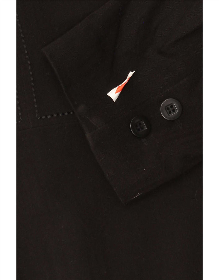Giacca blazer a 2 bottoni Marks & Spencer da donna UK 20 2XL poliestere nero