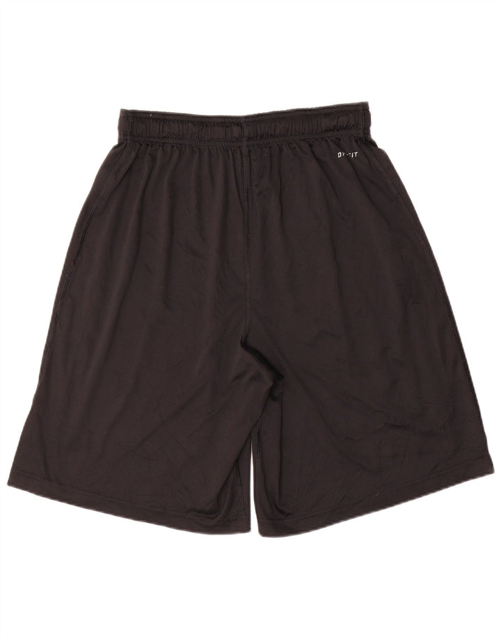 Pantaloncini sportivi Nike Dri Fit Graphic da uomo, poliestere nero medio
