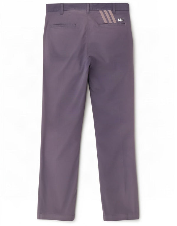 Pantaloni chino dritti da uomo Adidas W32 L32 poliestere blu navy