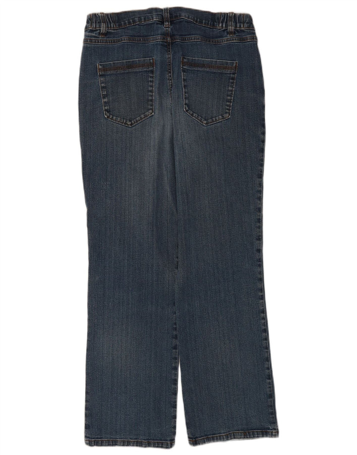 Jeans dritti da donna Marks & Spencer UK 14 medio W34 L28 cotone blu