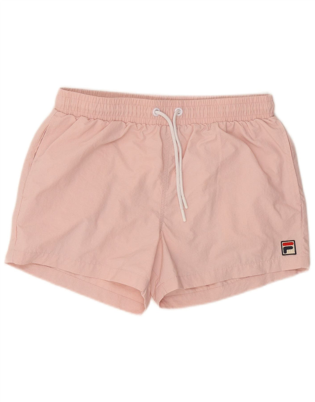 Pantaloncini da bagno da uomo Fila in nylon rosa medio