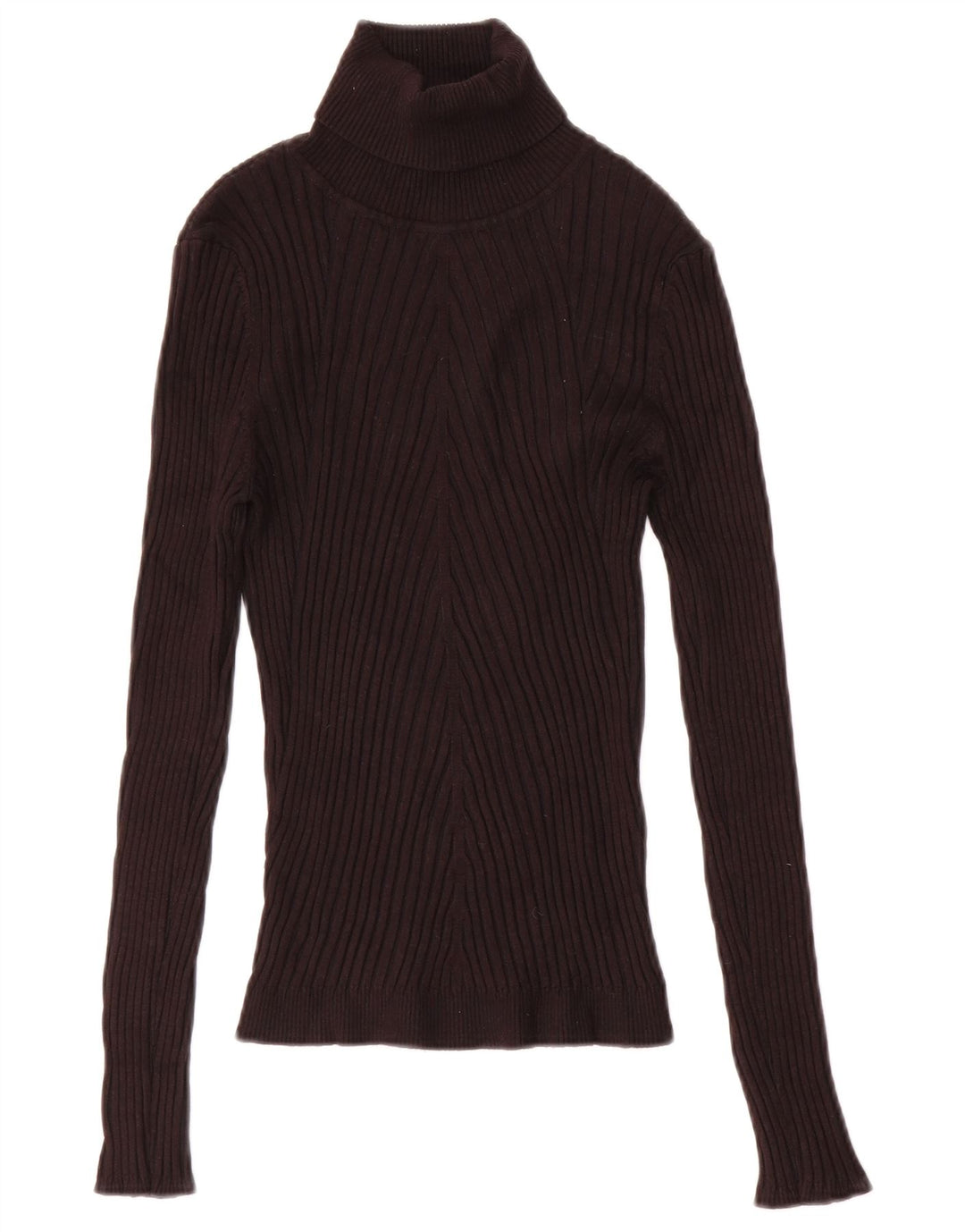 Maglione maglione a collo alto da donna Karen Millen UK 12 Viscosa nera media