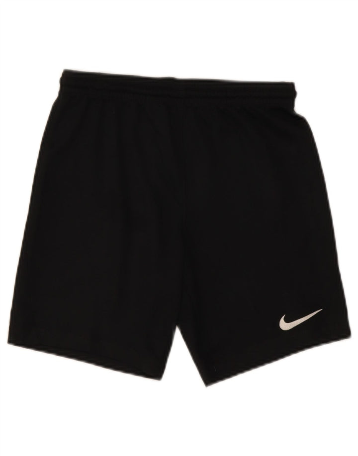 Pantaloncini sportivi Nike da ragazzo Dri Fit 10-11 anni medio poliestere nero