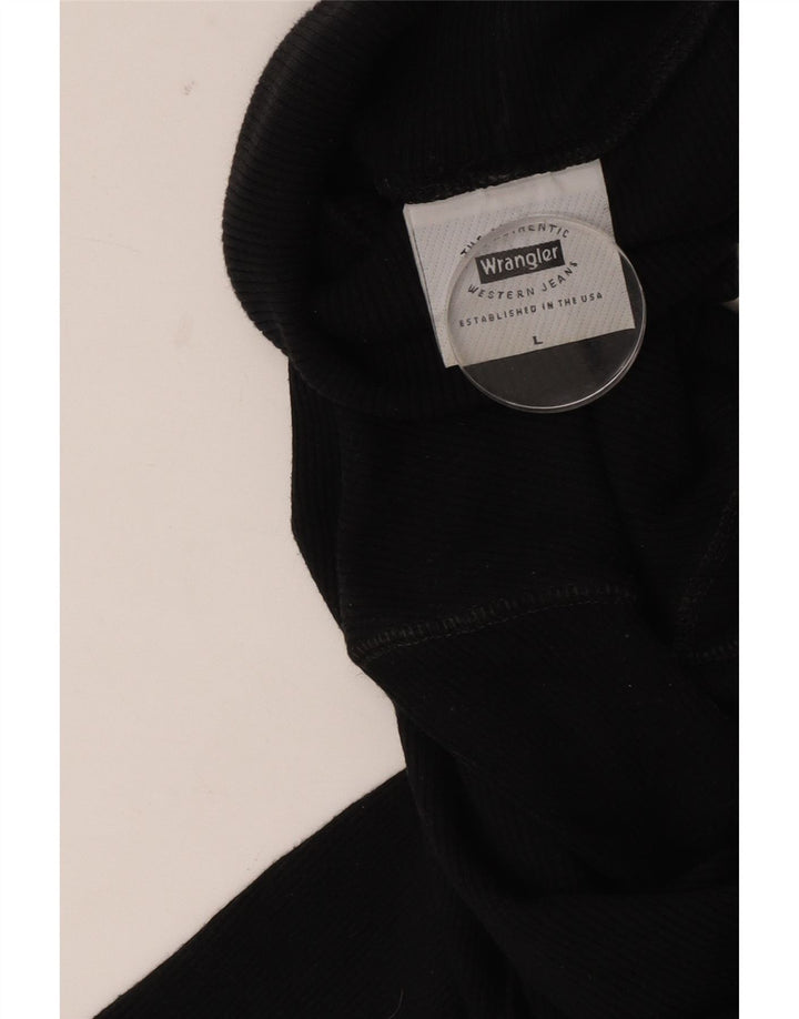 Top da uomo WRANGLER manica lunga grande nero