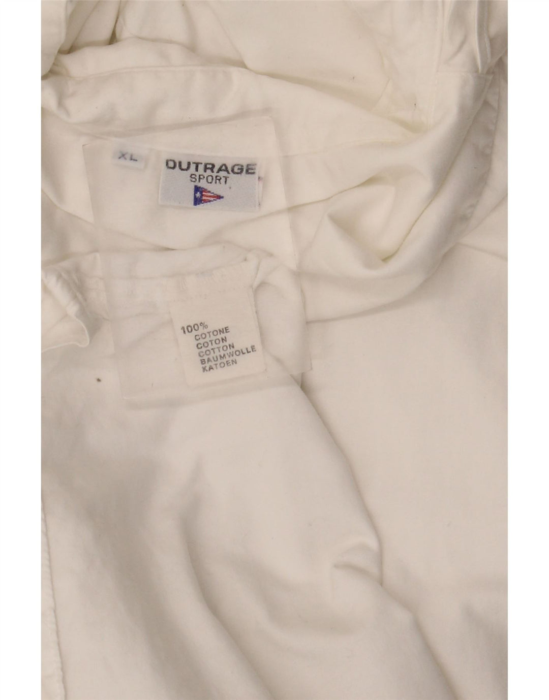 Camicia da donna Outrage UK 18 XL Cotone bianco