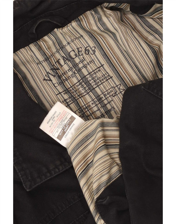 Dunnes Stores Giacca utility da uomo UK 40 Large Black Cotton