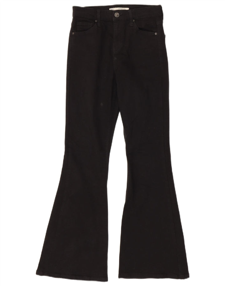 Jeans svasati da moto da donna Topshop W26 L28 cotone nero