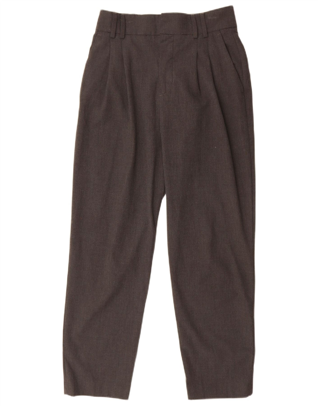 Pantaloni chino con pegging da donna Zara EU 34 2XS W24 L26 Poliestere grigio