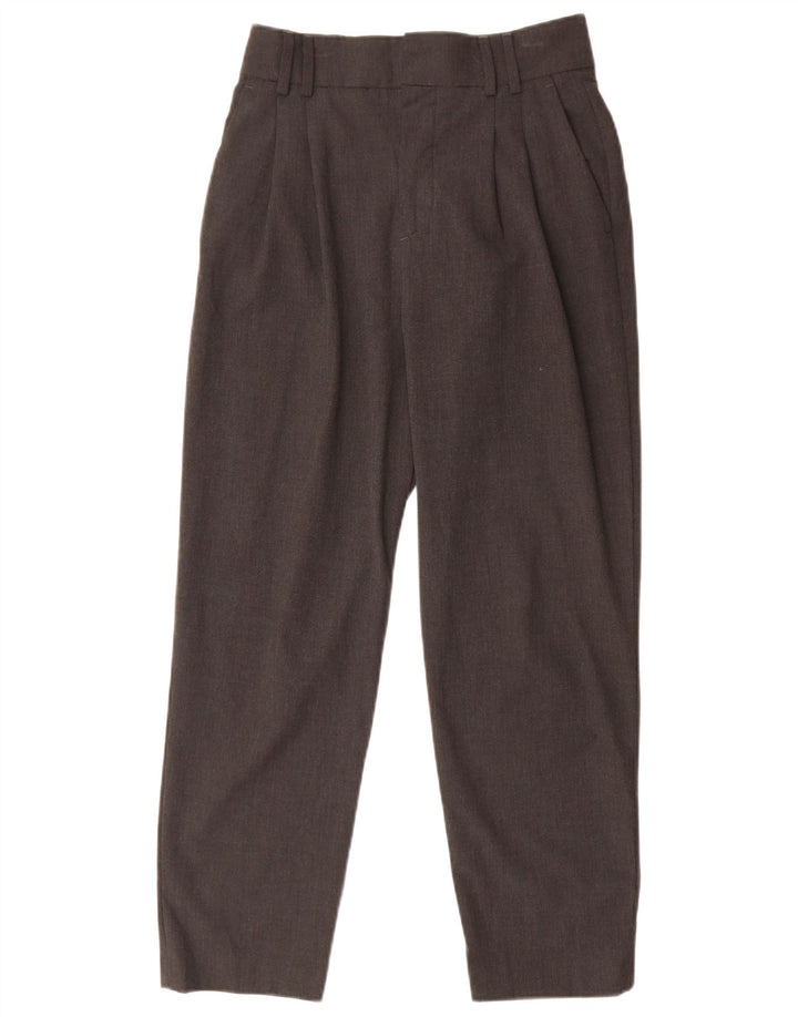 Pantaloni chino con pegging da donna Zara EU 34 2XS W24 L26 Poliestere grigio