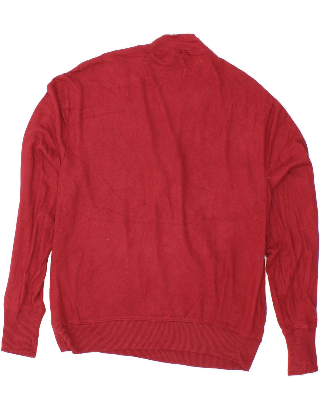 J. CREW Womens V-Neck Jumper Sweater UK 16 Large Red Viscose Vintage J. Crew and Second-Hand J. Crew from Messina Hembry 