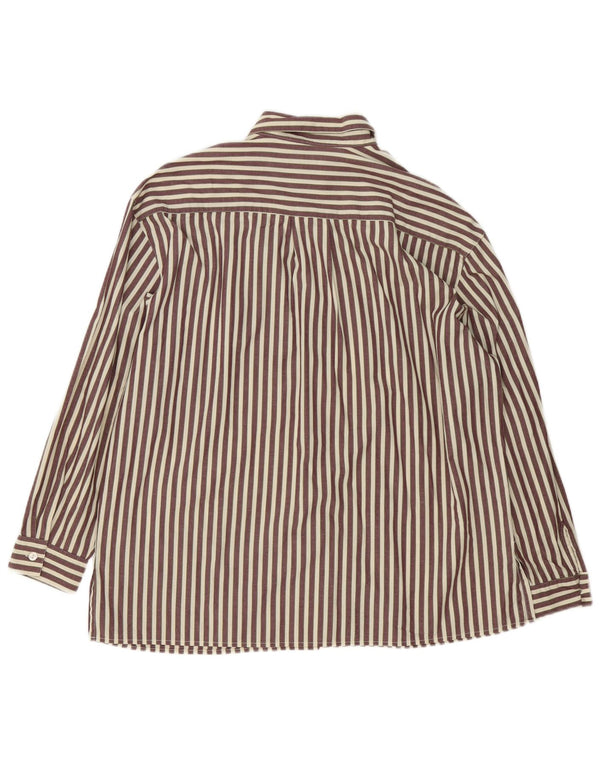 Camicia oversize da donna Esprit UK 14 Gessato marrone medio
