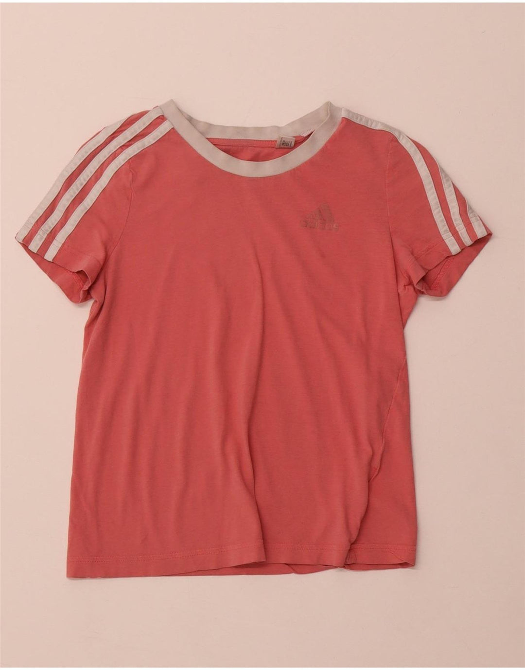 T-shirt ADIDAS per bambina 9-10 anni in cotone rosa