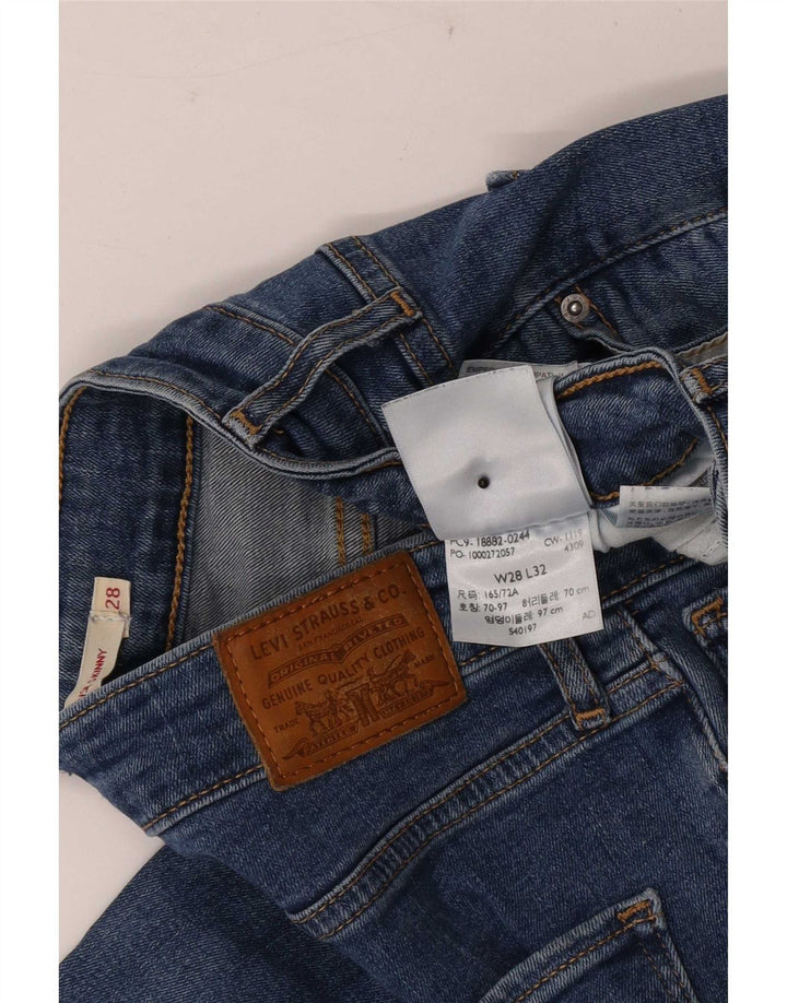 Jeans skinny da donna Levi's W28 L32 cotone blu