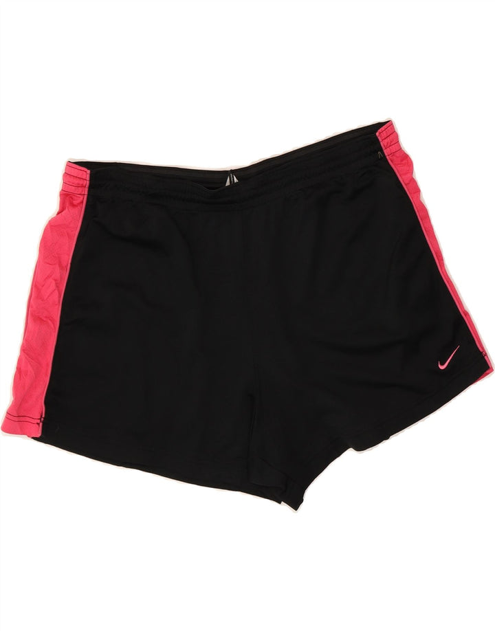 NIKE Mens Sport Shorts XL  Black Colourblock Polyester Vintage Nike and Second-Hand Nike from Messina Hembry 