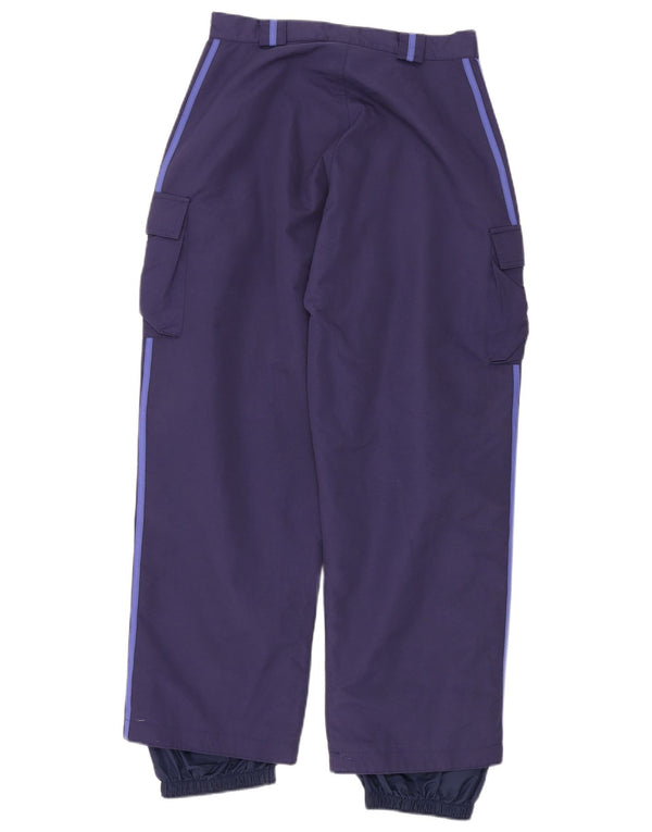 Pantaloni da sci Adidas Graphic Cargo da uomo UK 34/36 Small Blu Navy Poliammide