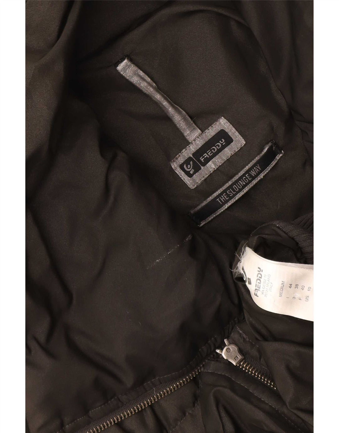 Giacca Imbottita Donna Freddy IT 44 Poliestere Grigio Medio