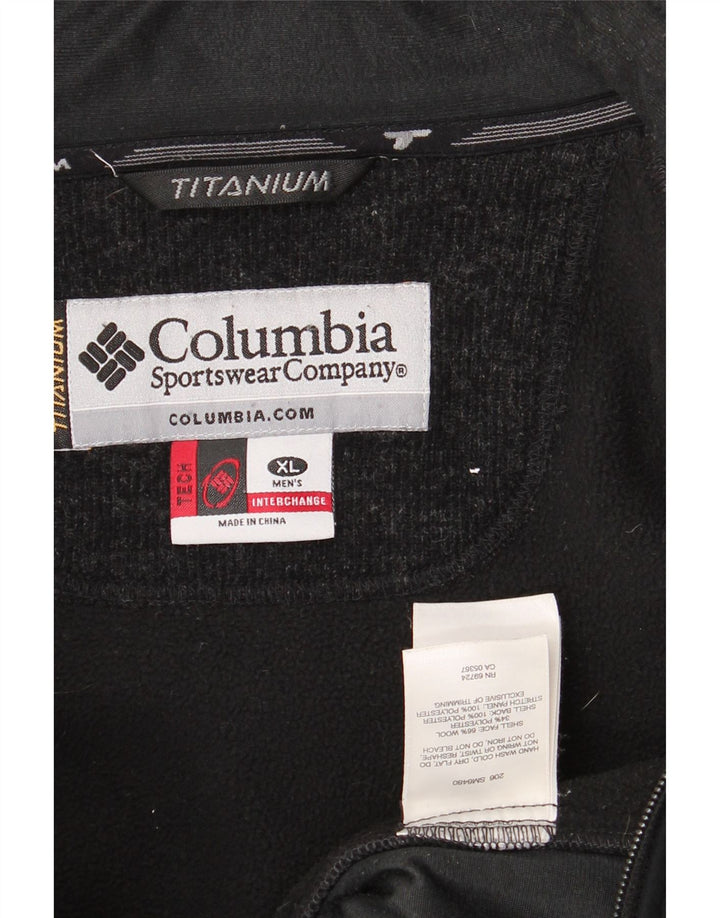 COLUMBIA Giacca da uomo in titanio per tuta XL XL in lana color block blu navy
