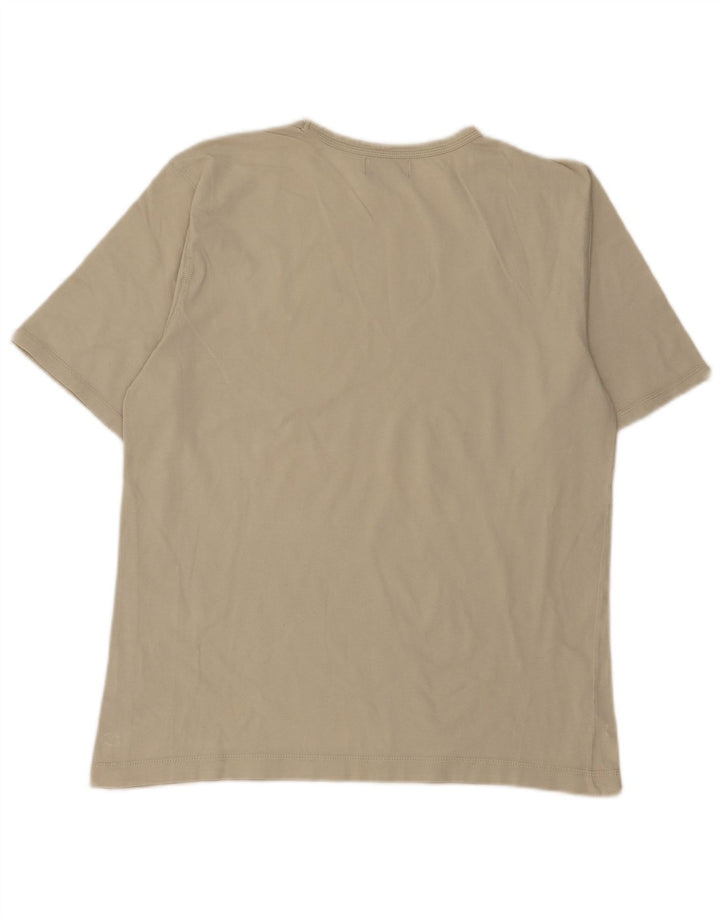 Maglietta Kappa da donna Top UK 14 cotone beige medio