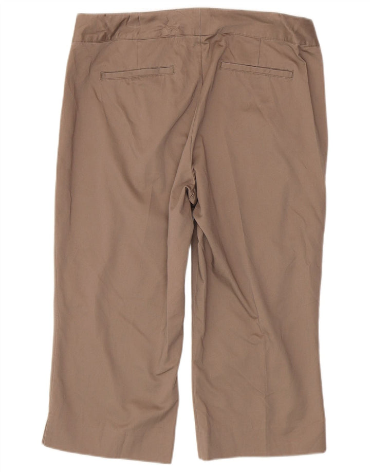 Pantaloni Capri da donna Dockers US 12 Large W34 L20 Cotone Beige