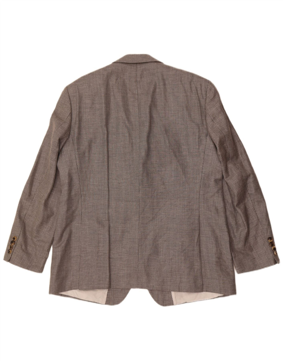 Giacca blazer da uomo a 2 bottoni Hugo Boss UK 44 2XL seta grigia