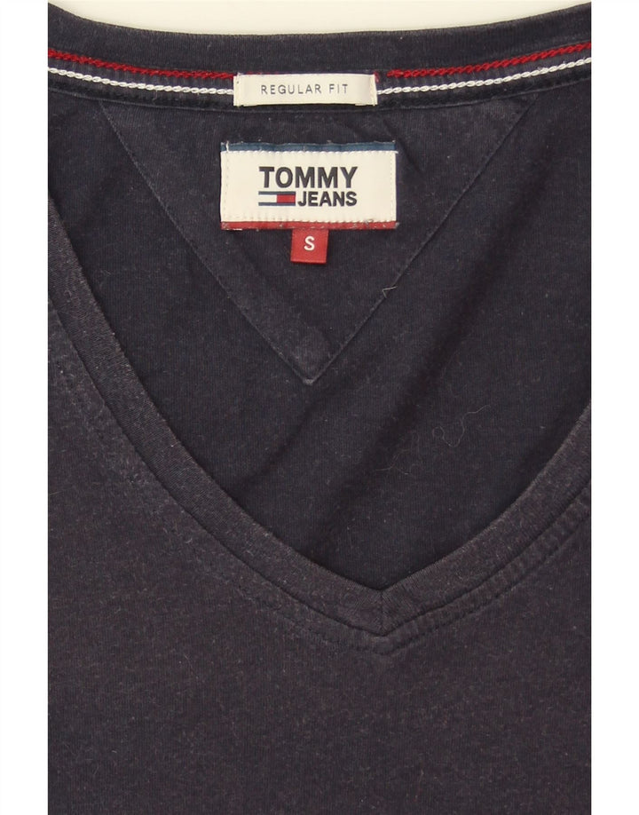 TOMMY HILFIGER Mens T-Shirt Top Small Navy Blue Cotton Vintage Tommy Hilfiger and Second-Hand Tommy Hilfiger from Messina Hembry 