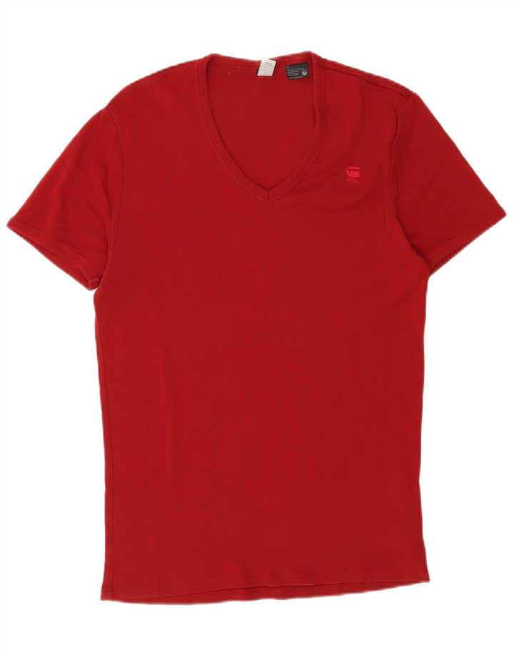 T-shirt da uomo G-Star Top grande in cotone rosso