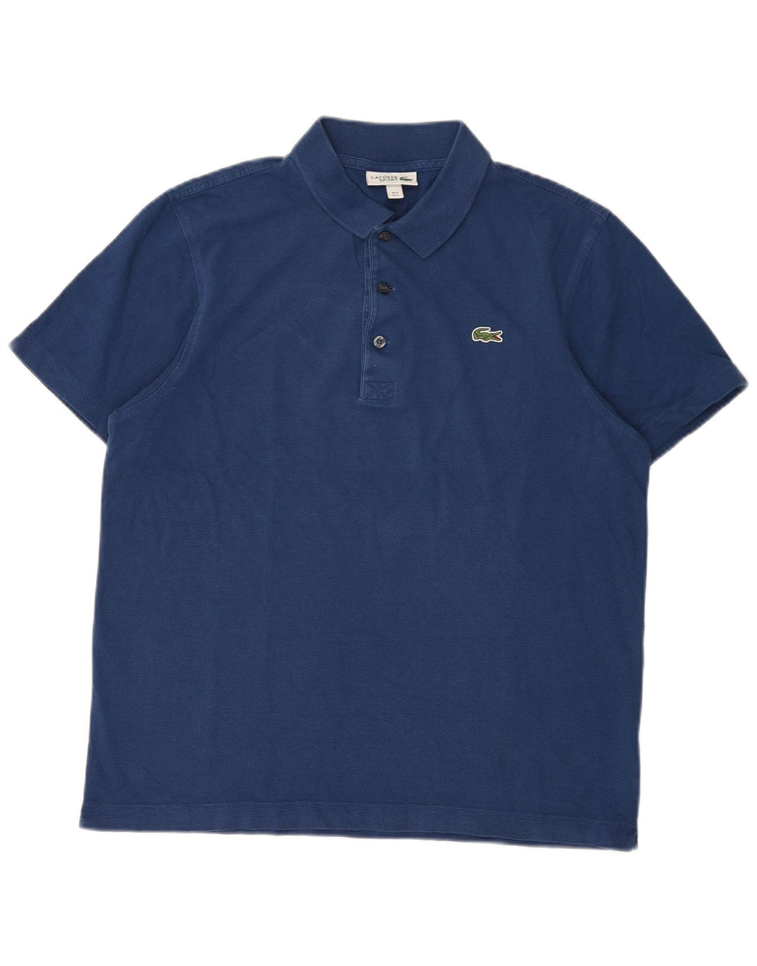 Polo da uomo Lacoste taglia 5 grande in cotone blu navy